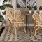 Baxton Studio Bianca Modern Bohemian Natural Brown Rattan Flower Chair 226-13115-ZORO - alternate 10